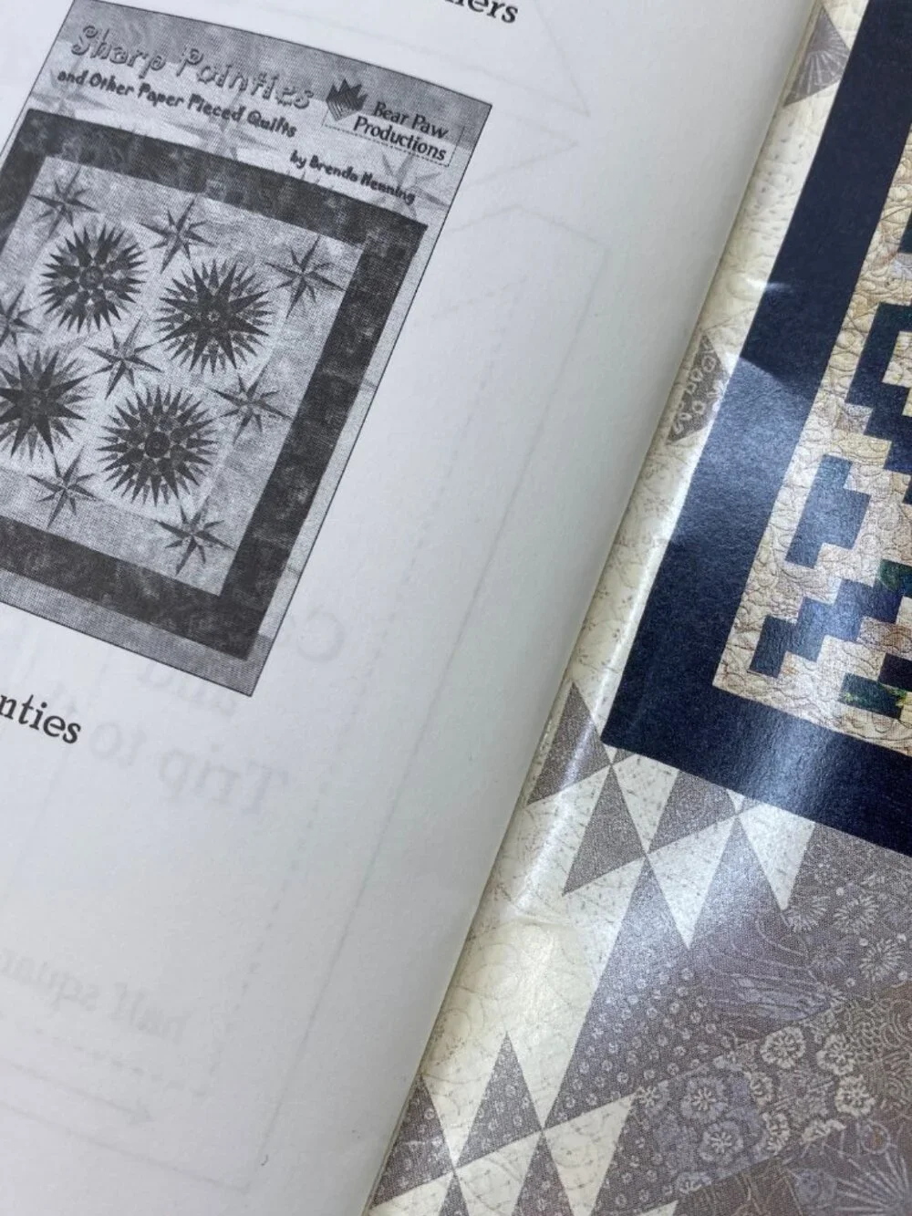 Out Of The Blue Two Color Quilt Pattern Book By Brenda Henning
